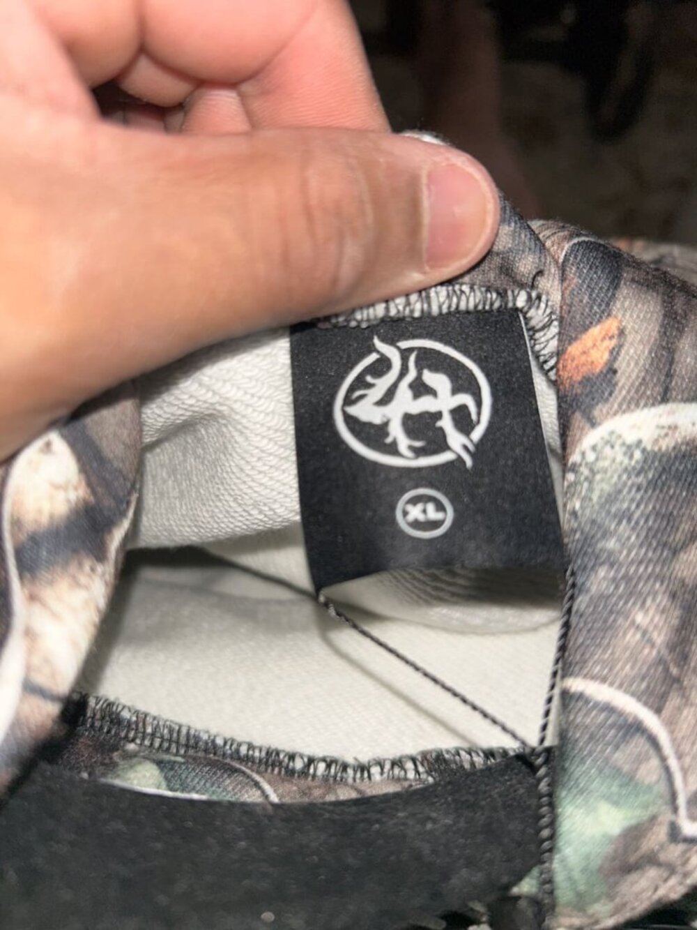 Lost Hills Logo Hoodie (Camo) Tree Camo / White Print Size XL Brand New